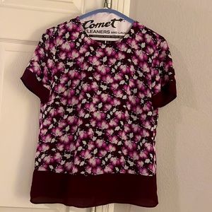 Banana republic floral top